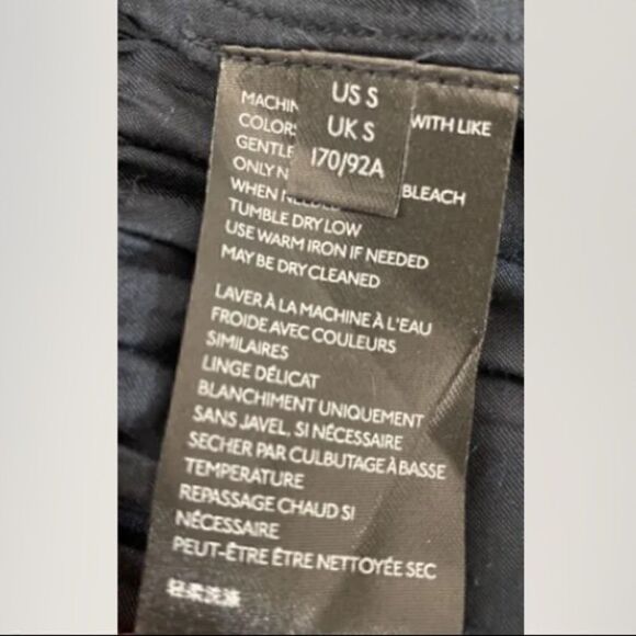 Maeve Louisa Tiered Tee Size Small Navy Blue Anthropologie - Picture 8 of 10